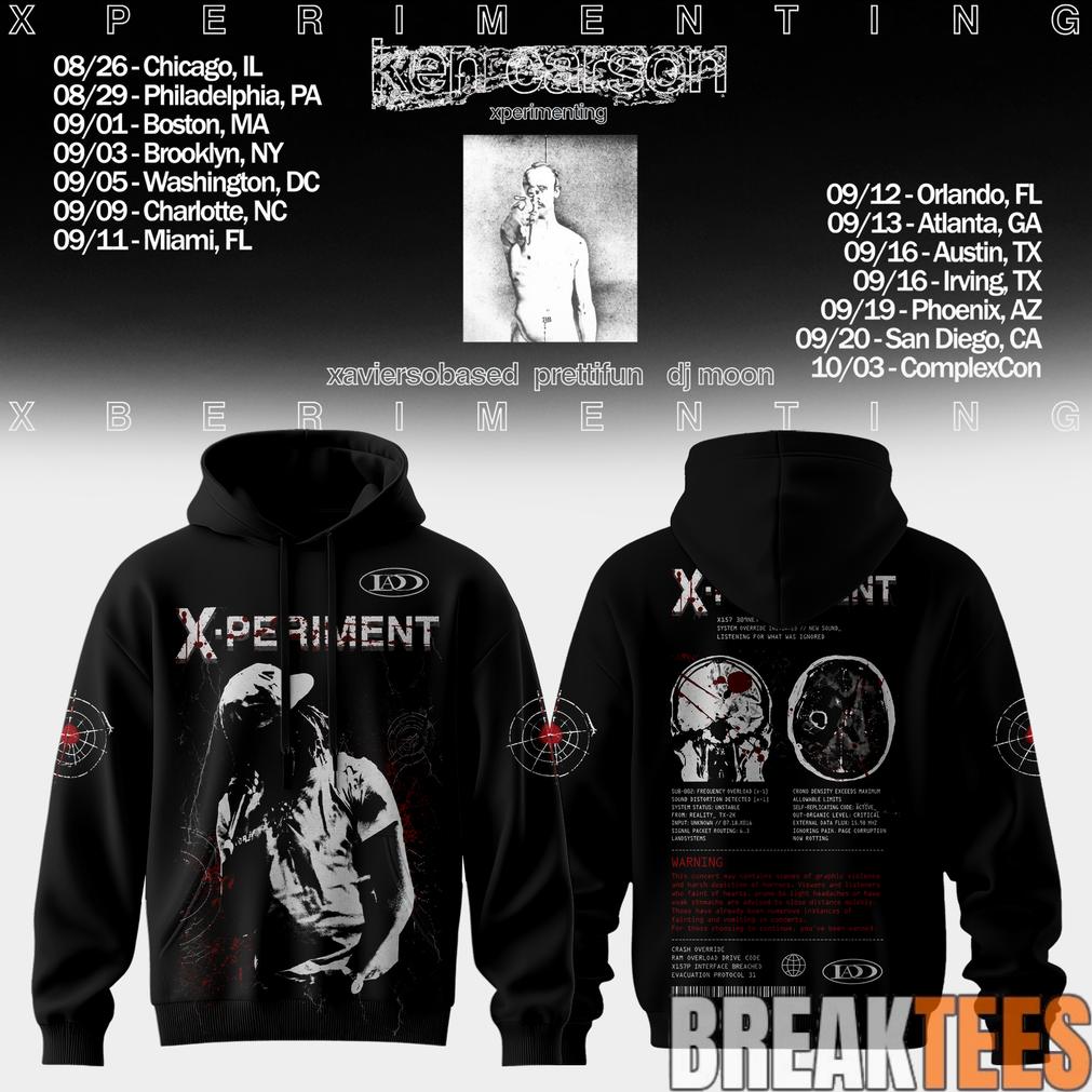 Ken Carson Xperimenting Tour Hoodie Ken Carson Xperimenting Tour Hoodie