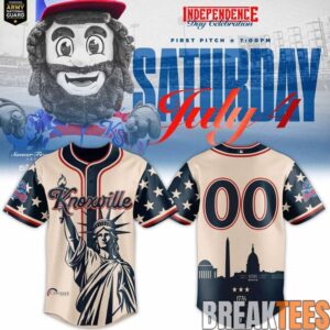Knoxville Smokies Independence Day 2026 Limited Edition Baseball Jersey