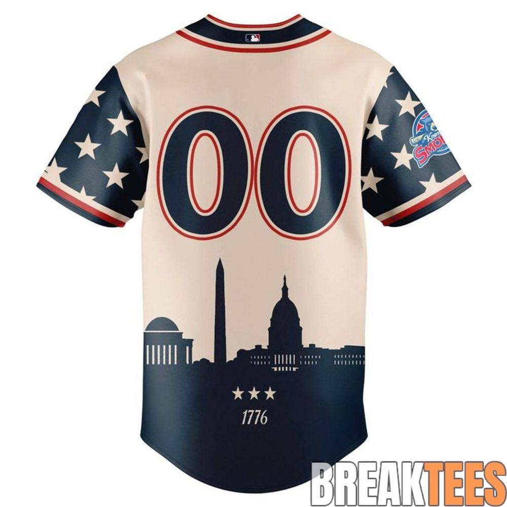 Knoxville Smokies Independence Day 2026 Limited Edition Baseball Jersey Knoxville Smokies Independence Day 2026 Limited Edition Baseball Jersey
