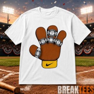 Kobe Bryant 5 Championship Rings Basketball Shirt