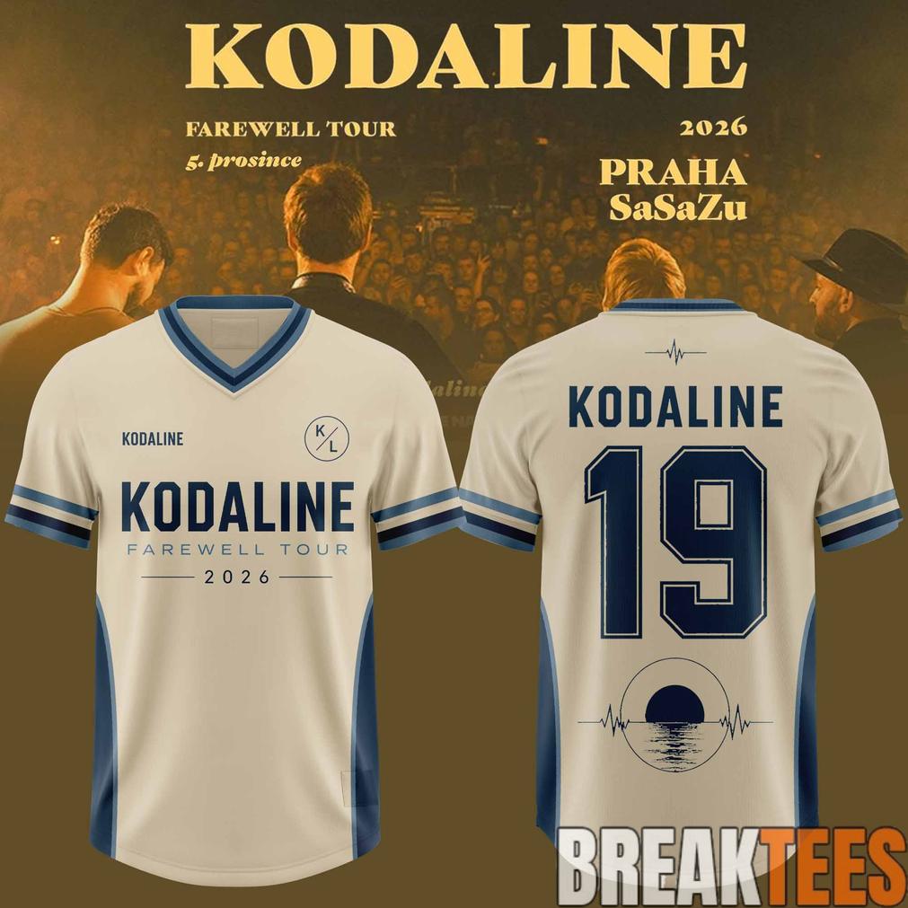 Kodaline Farewell Tour 2026 19 Years Anniversary Edition Football Jersey Kodaline Farewell Tour 2026 19 Years Anniversary Edition Football Jersey