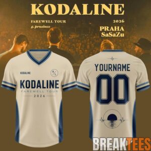 Kodaline Farewell Tour 2026 19 Years Anniversary Custom Football Jersey