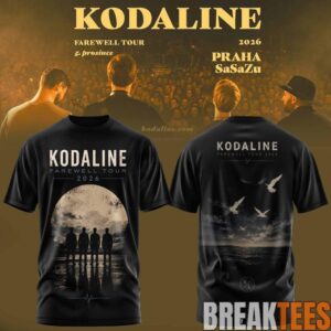 Kodaline Farewell Tour 2026 Limited Vintage Washed T-Shirt 1