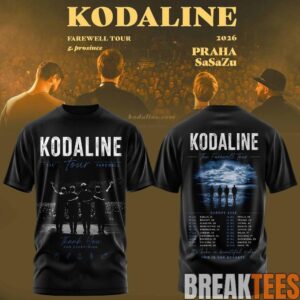Kodaline Farewell Tour 2026 Limited Vintage Washed T-Shirt 2