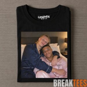 Kylian Mbappé & Erling Haaland Sleeping Tee