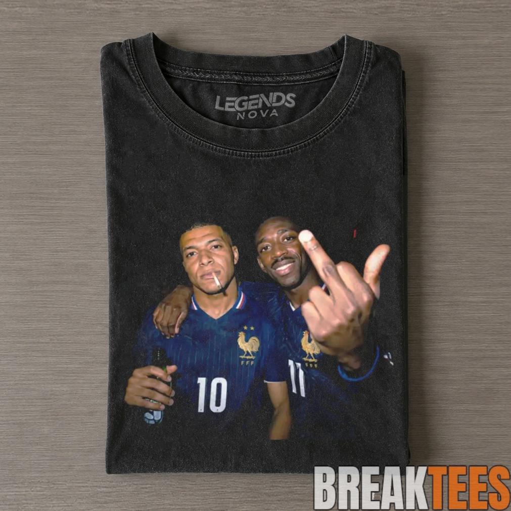 Kylian Mbappé & Ousmane Dembélé France 2026 Tee Kylian Mbappé & Ousmane Dembélé France 2026 Tee