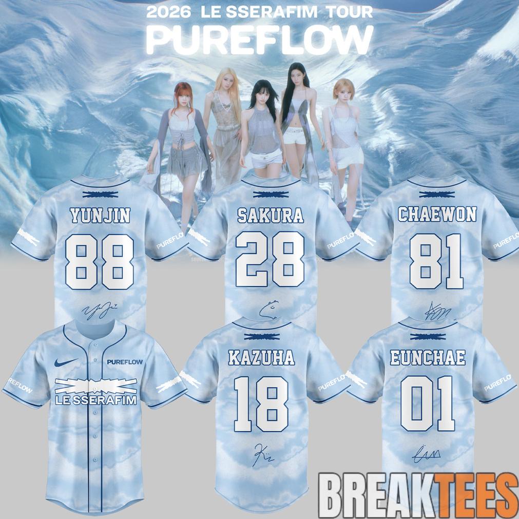 LE SSERAFIM “PUREFLOW” Tour 2026 Jersey LE SSERAFIM “PUREFLOW” Tour 2026 Jersey