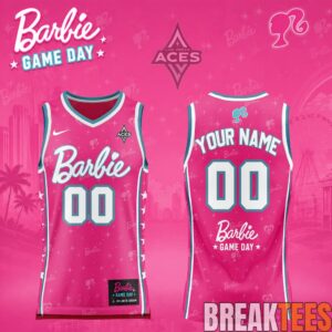 Las Vegas Aces 2026 x Barbie Game Day Basketball Jersey