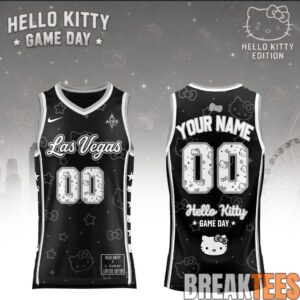 Las Vegas Aces x Hello Kitty Game Day Custom Basketball Jersey