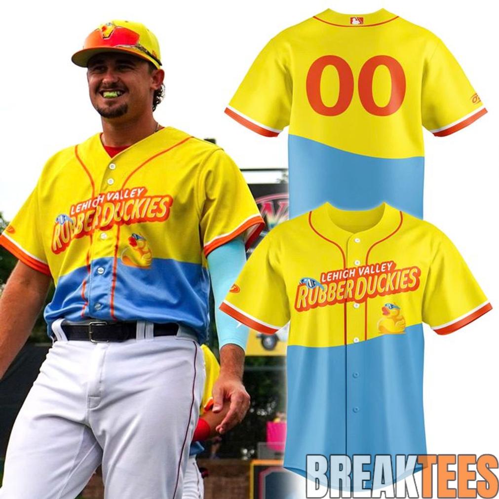 Lehigh Valley IronPigs Rubber Duckies Baseball Jersey 2026 Lehigh Valley IronPigs Rubber Duckies Baseball Jersey 2026
