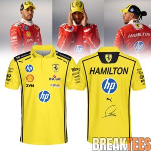 Lewis Hamilton Scuderia Ferrari Limited Edition Polo Shirt – Yellow