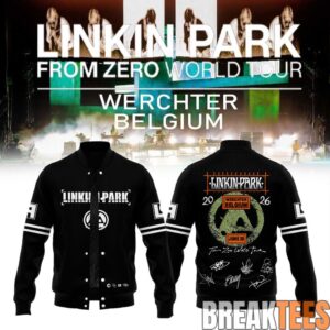 Linkin Park From Zero World Tour to Festivalpark in Werchter Belgium Black Jacket