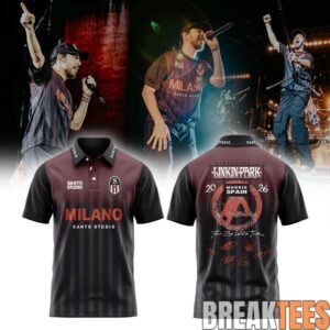Linkin Park World Tour Concert In Madrid Edition Polo Shirt