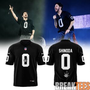 Linkin Park brought their From Zero World Tour to Festivalpark in Werchter, Belgium x Mike Shinoda Football Jersey
