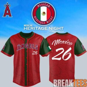 Los Angeles Angels 2026 Mexican Heritage Special Baseball Jersey