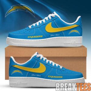 Los Angeles Chargers Special Heritage 2026 Custom AF1 Sneaker
