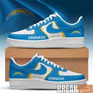 Los Angeles Chargers Special Heritage 2026 Custom AF1 Sneaker 1 Los Angeles Chargers Special Heritage 2026 Custom AF1 Sneaker 2