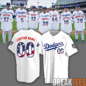 Los Angeles Dodgers 2026 USA250 All Star Baseball Jersey