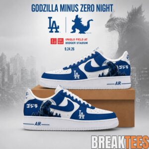 Los Angeles Dodgers x Godzilla Minus One Special AF1 Shoes