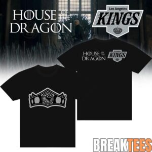 Los Angeles Kings × House of the Dragon The Rightful Queen Black Edition Tee