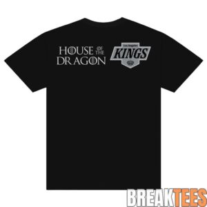 Los Angeles Kings × House of the Dragon The Rightful Queen Black Edition Tee 2