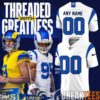 Los Angeles Rams Classic Sol Game Custom Football Jersey – Yellow