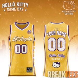 Los Angeles Sparks x Hello Kitty Game Day Custom Basketball Jersey