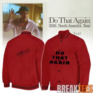 Malcolm Todd Do That Again Tour 2026 Special Bomber Jacket