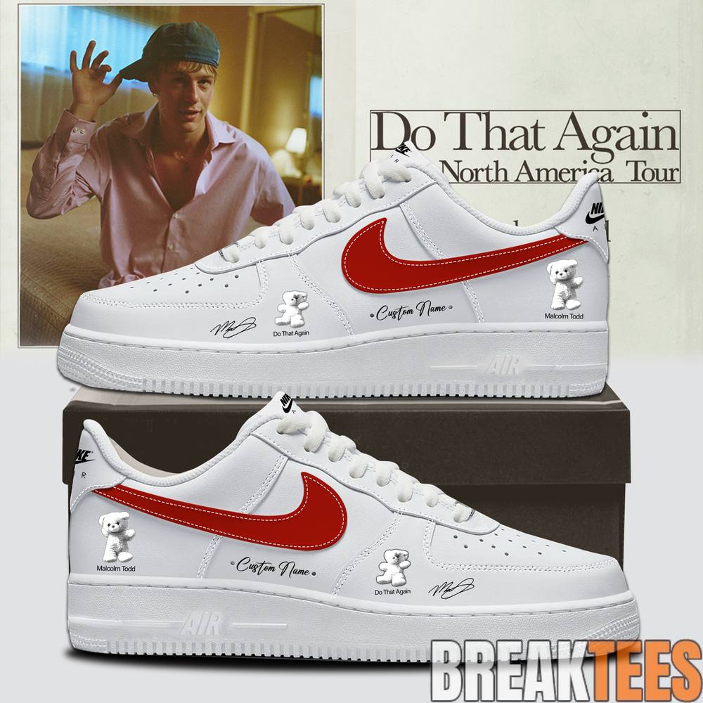Malcolm Todd Do That Again Tour Air Force 1 Shoes Malcolm Todd Do That Again Tour Air Force 1 Shoes