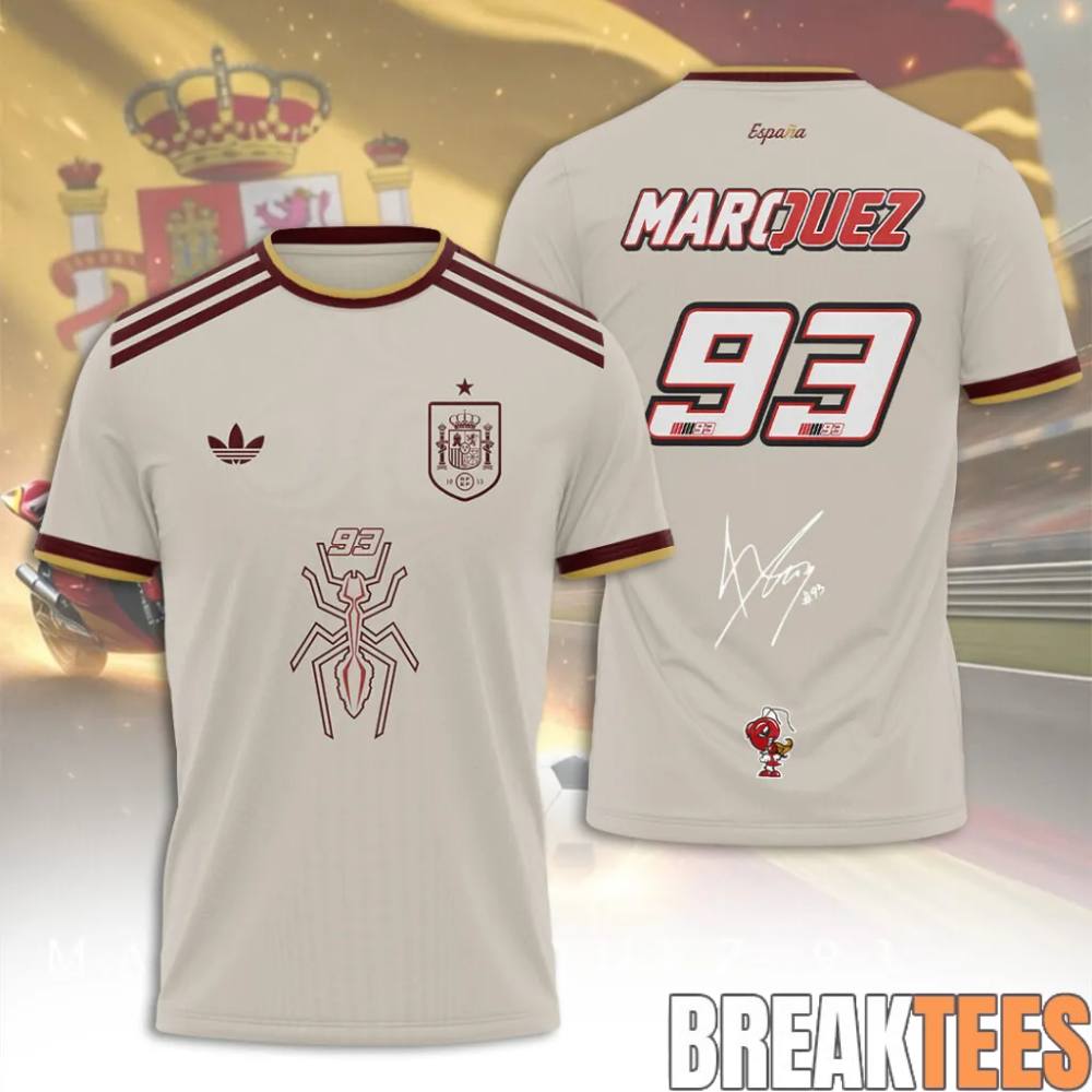 Marc Márquez x Spain National Football Limited Edition T-Shirt Marc Márquez x Spain National Football Limited Edition T-Shirt