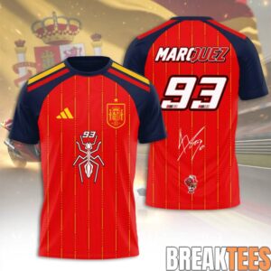 Marc Márquez x Spain National Football Limited Edition T-Shirt 1 Marc Márquez x Spain National Football Limited Edition T-Shirt 1