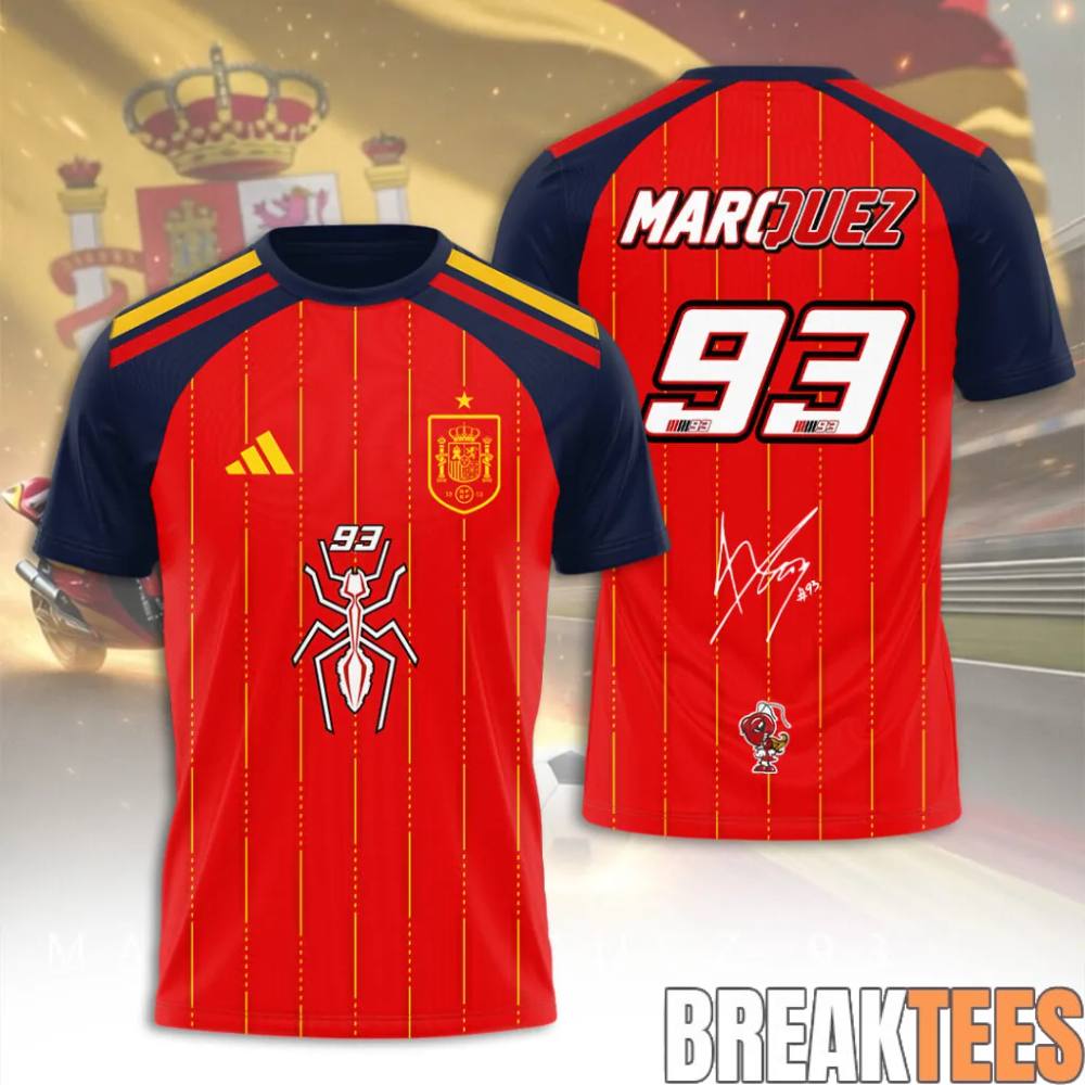 Marc Márquez x Spain National Football Limited Edition T-Shirt Marc Márquez x Spain National Football Limited Edition T-Shirt