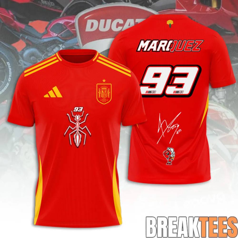 Marc Márquez x Spain National Football Limited Edition T-Shirt Marc Márquez x Spain National Football Limited Edition T-Shirt