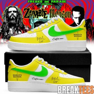Marilyn Manson Freaks on Parade Tour 2026 Signature Custom AF1 Shoes