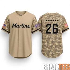 Marlins Military Appreciation Night Jersey