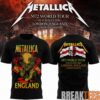 Metallica 2026 M72 World Tour Cardiff Wales New Version T-Shirt