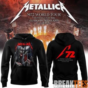 Metallica M72 World Tour Glasgow Hoodie