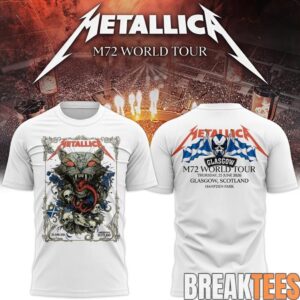 Metallica M72 World Tour Glasgow Special T-Shirt