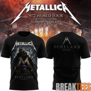 Metallica M72 World Tour Glasgow Special T-Shirt 2