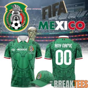 Mexico FIFA World Cup 2026 Disney Mickey Inspired Custom Jersey