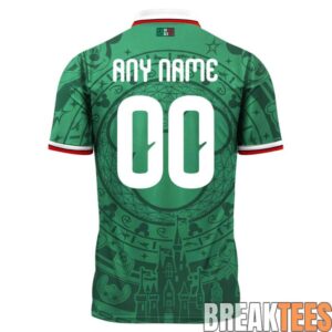 Mexico FIFA World Cup 2026 Disney Mickey Inspired Custom Jersey 2 Mexico FIFA World Cup 2026 Disney Mickey Inspired Custom Jersey 2