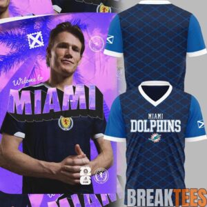 Miami Dolphins Scotland’s Tartan Army 2026 Jersey Shirt