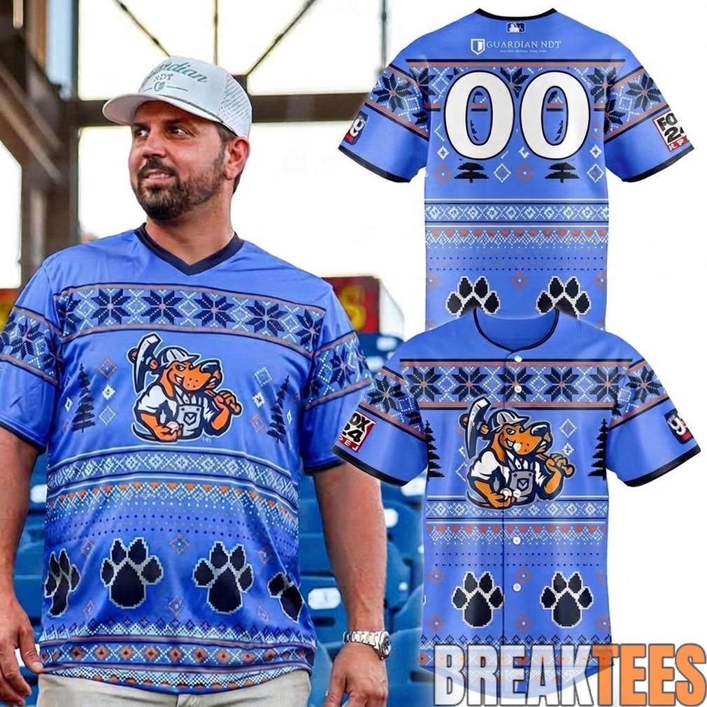 Midland RockHounds Christmas In July 2026 Custom Baseball Jersey Midland RockHounds Christmas In July 2026 Custom Baseball Jersey