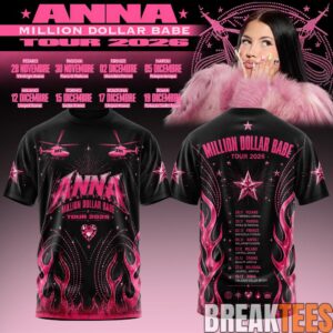 Million Dollar Babe Tour 2026 Black Shirt
