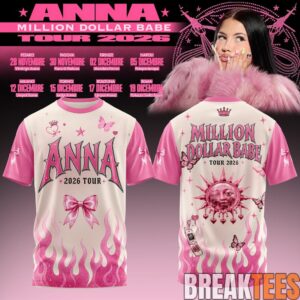 Million Dollar Babe Tour 2026 T-Shirt