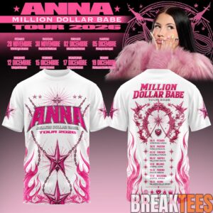 Million Dollar Babe Tour 2026 White Shirt