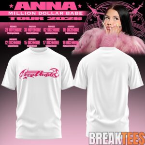 Million Dollar Babe Tour White T-Shirt