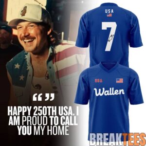 Morgan Wallen x US Independence Day 250 Football Jersey