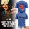 Morgan Wallen latest collection in Tuscaloosa, Alabama Football T-Shirt