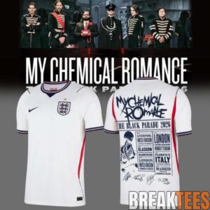 My Chemical Romance – The Black Parade 2026 x England Soccer Jersey 1